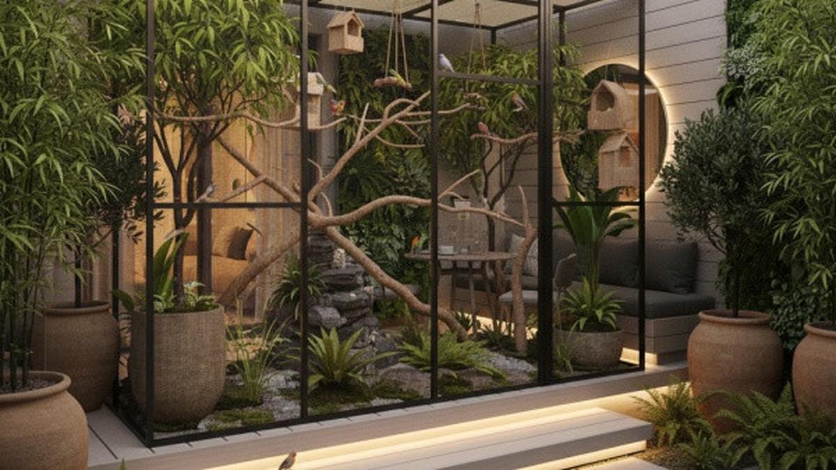 8 Inspirasi Aviary Burung Kecil di Teras Rumah, Beri Ruang Hidup Terbaik untuk Hewan Peliharaan