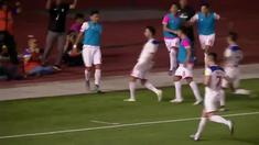 Filipina berhasil mengalahkan Korea Utara dengan skor 3-2 di kualifikasi Piala Dunia 2018, (28/3/2016). Korea Utara adalah negara peserta Piala Dunia 2010 di Afrika Selatan.