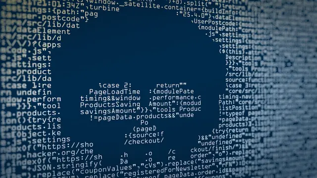 Ilustrasi Keamanan Siber, Kejahatan Siber, Malware