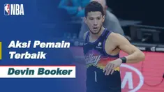 Berita video deretan aksi impresif Devin Booker yang berhasil bawa Phoenix Suns Raih kemenangan perdana atas Milwaukee Bucks di final Playoff NBA 2021, Rabu (7/7/2021) pagi WIB.