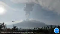 Gunung Lewotobi Laki-Laki Erupsi, Semburkan Abu Vulkanik 1.100 Meter ke Arah Barat Daya