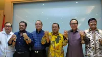 Dua kubu Golkar mengadakan perundingan di kantor DPP, Slipi, Jakarta, Kamis petang (8/1/2015). (Liputan6.com/Johan Tallo)