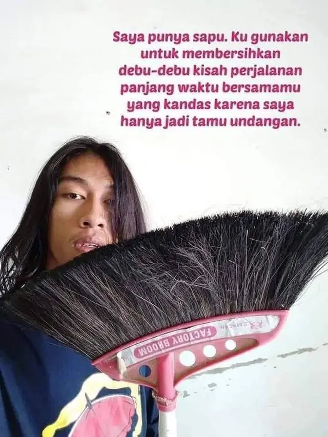 7 Potret Netizen Ungkapkan Kalimat Galau dengan Alat Rumah Tangga Ini Bikin Ngakak