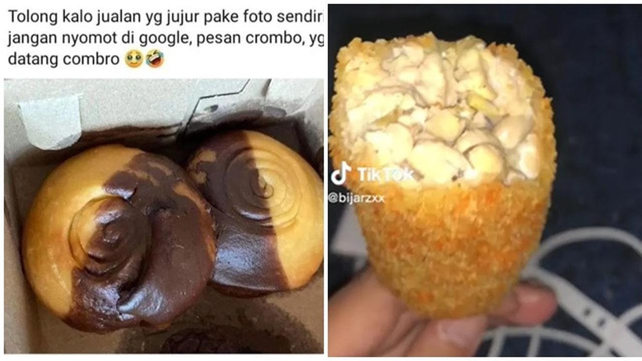 6 Potret Makanan Viral Nyeleneh Ini Bikin Elus Dada, Tak Sesuai Ekspektasi