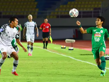 PSS Sleman berhasil meneruskan catatan kemenangan di BRI Liga 1 2021/2022 usai unggul 3-2 atas Persikabo 1973. (Bola.com/Nandang Permana)