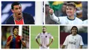 Kumpulan foto-foto pemain yang pernah menjadi rekan satu tim bareng dengan Cristiano Ronaldo dan Lionel Messi. (Foto: AFP)
