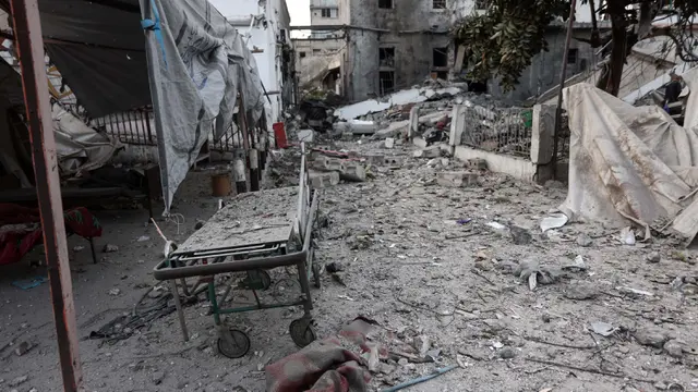 Rumah Sakit Al Ahli di Gaza Hancur