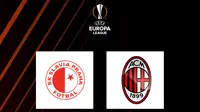 Liga Europa - Slavia Praha Vs AC Milan (Bola.com/Adreanus Titus)