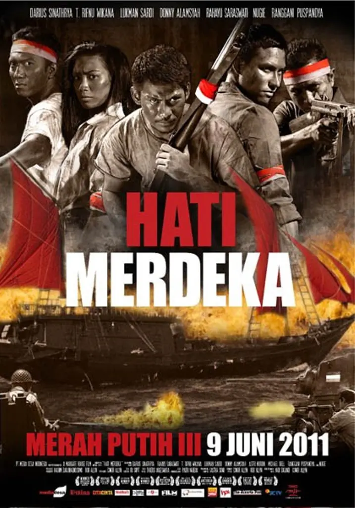 Trilogi film Merah Putih bakal di putar di SCTV untuk memperingati HUT ke-70 RI. Foto: Wikimedia.org 