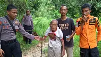Kakek 100 tahun di Konawe Selatan yang hilang di hutan, Minggu (3/5/2020. (Liputan6.com/Ahmad Akbar Fua)