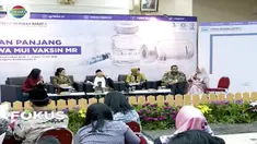 Ketua MUI Ma’ruf Amin menyatakan imunisasi Measles Rubella atau MR wajib digunakan.