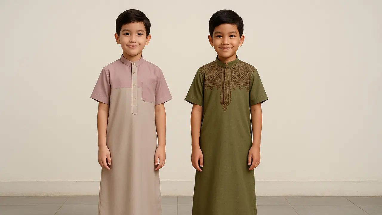 Model Gamis Anak Laki-laki Terbaru (Foto: ChatGPT)