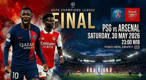 Paris Saint-Germain (PSG) vs Arsenal di final Liga Champions 2025/2026. (Bola.com/Generated AI)