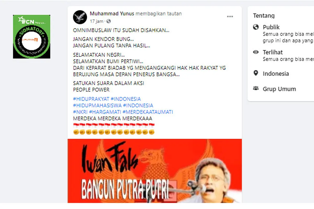 Penelusuran Klaim RUU Omnibus Law Telah Disahkan