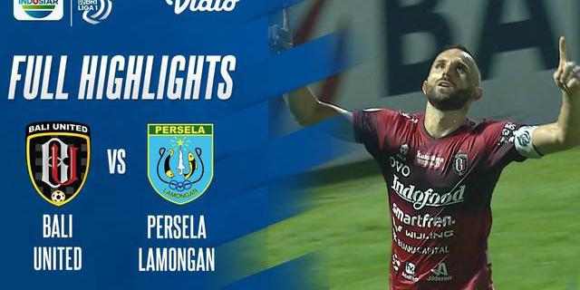 VIDEO: Dua Gol Ilija Spasojevic Bawa Bali United Menang atas Persela Lamongan di Pekan 12 BRI Liga 1