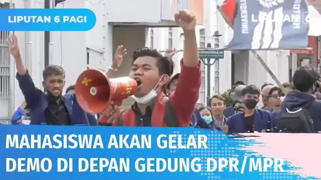 Sesuai rencana, BEM SI akan menggelar demo di depan Gedung DPR/MPR pada hari ini. Dalam tuntutannya, mahasiswa menolak wacana perpanjangan masa jabatan tiga periode Presiden Jokowi dan penundaan Pemilu.