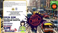 Penelusuran klaim link pendaftaran bantuan SIM online gratis.