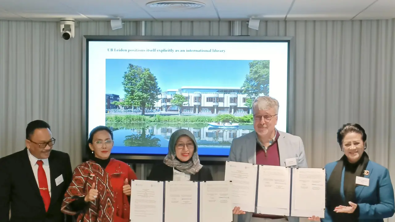 Delegasi Arsip Nasional Republik Indonesia (ANRI) menindaklanjuti kerja sama antara ANRI dan Universitas Leiden, Belanda.