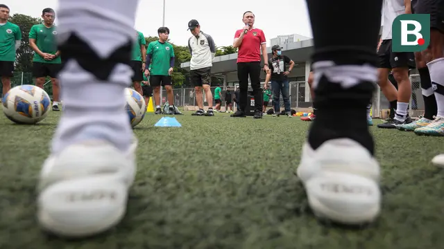 Latihan Timnas Indonesia U-20 untuk Piala Asia U-20 2023