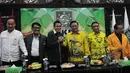 Suasana pertemuan antara Partai Golkar Munas Ancol dengan pengurus PKB di kawasan Raden Saleh, Jakarta. Rabu (18/3/2015). (Liputan6.com/Johan Tallo)
