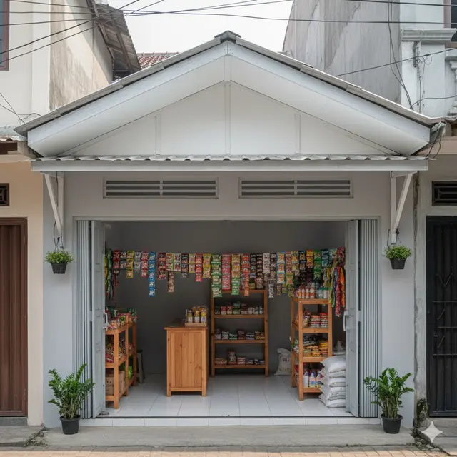 7 Desain Warung Sembako Anti Panas, Inspirasi Toko Kecil yang Tetap Adem dan Rapi
