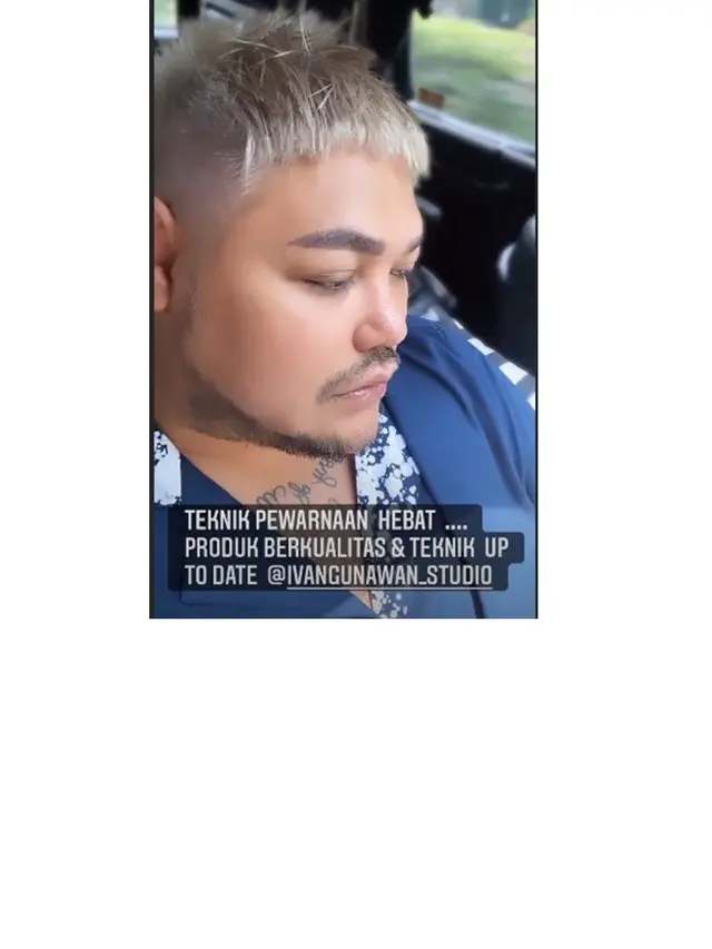 6 Potret Terbaru Ivan Gunawan dengan Rambut Pirang, Curi Perhatian