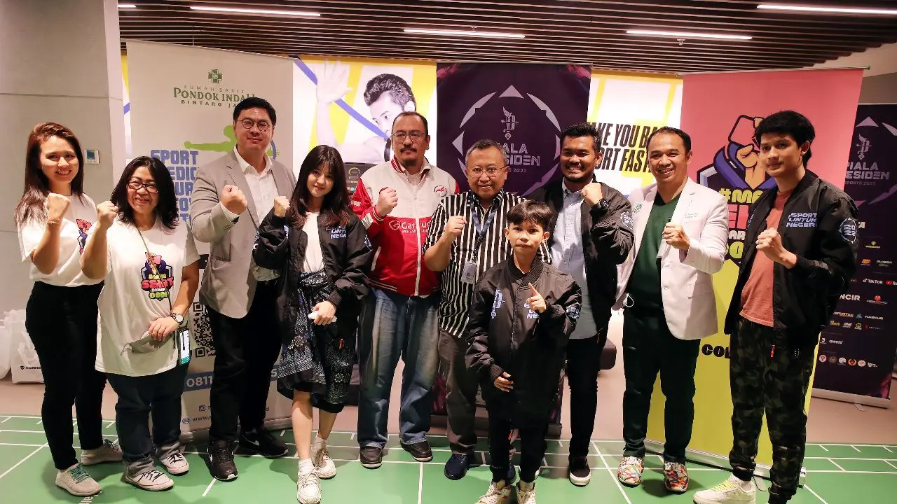 Piala Presiden Esports 2022 perhatian kesehatan fisik dan mental para atlet