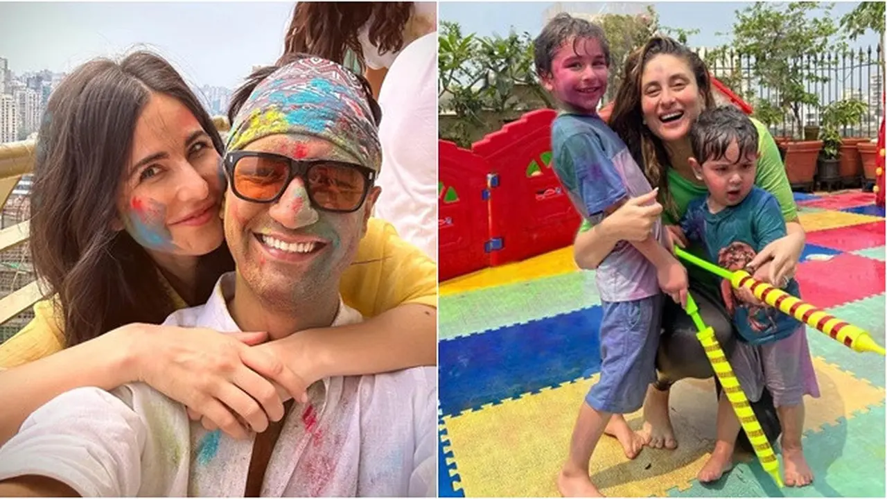 8 Potret Keseruan Artis India Rayakan Holi, Bareng Pasangan hingga Keluarga