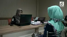 Polresta Depok memeriksa korban pelecehan seks begal payudara. selain diperiksa para korban juga divisum di RS Polri Kramatjati