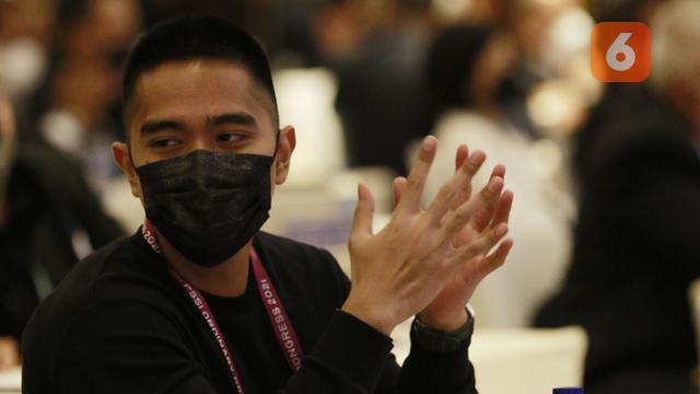 Kaesang Pangarep di Kongres Tahunan PSSI 2021