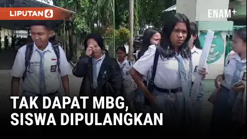 VIDEO: Tidak Dapat Makan Bergizi Gratis, Ratusan Siswa Dipulangkan