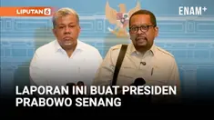 Presiden Prabowo Subianto menerima Kepala Staf Kepresidenan Muhammad Qodari dan Wakil Menteri Perumahan dan Kawasan Permukiman Fahri Hamzah di Istana Merdeka, Jakarta, Selasa (30/12). Sejumlah laporan kedua pejabat negara tersebut membuat Presiden Pr...
