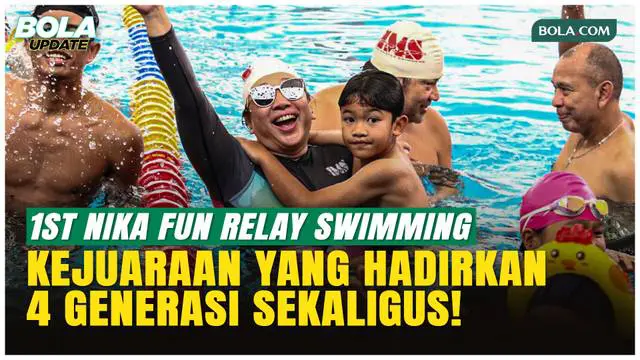 170 Peserta Membludak di 1st Nika Fun Relay Swimming Championships 2025, Kejuaraan Renang 4 Generasi Pertama di Indonesia!