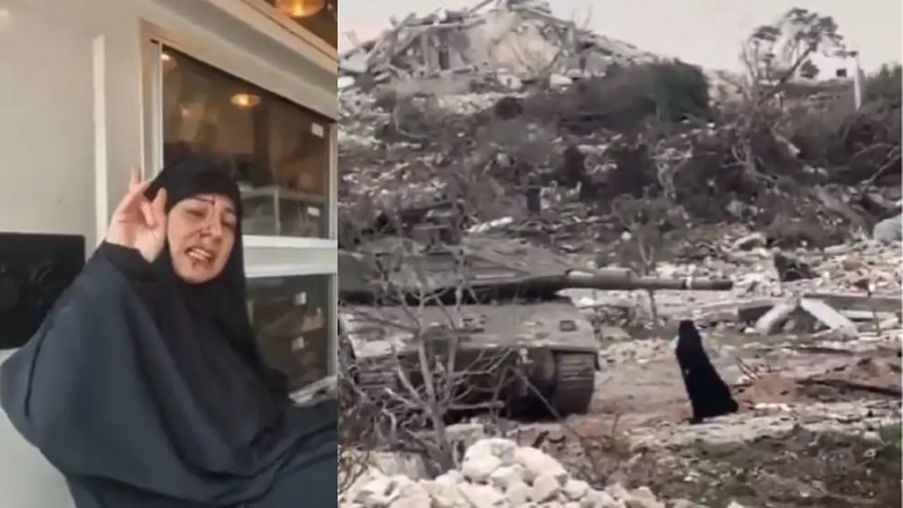 Viral, Perempuan Lebanon Ini Beranikan Diri Adang Tank Israel Sendirian
