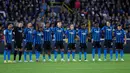 UEFA hari ini mengumumkan bahwa mengheningkan cipta akan diadakan sebelum kick-off untuk mengenang para korban peristiwa tragis di Stadion Kanjuruhan di Indonesia. (AFP/Kenzo Tribouillard)