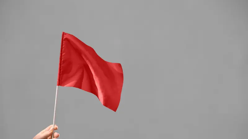 Ilustrasi red flag