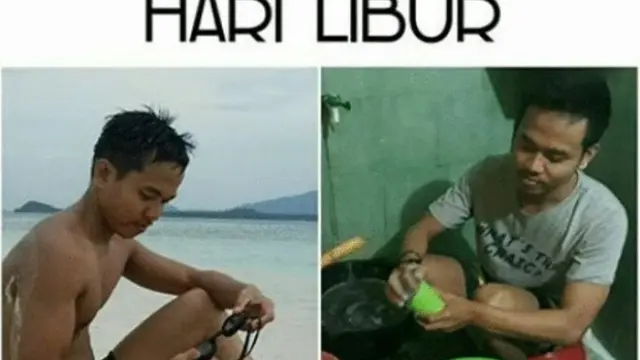 7 Potret Ekspektasi vs Realita saat Liburan Ini Bikin Senyum Tipis