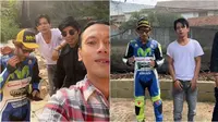 Momen kocak pertemuan 4 pria 'kembaran' artis, Chef Juna hingga Ariel NOAH. (sumber: TikTok/antonwowo)