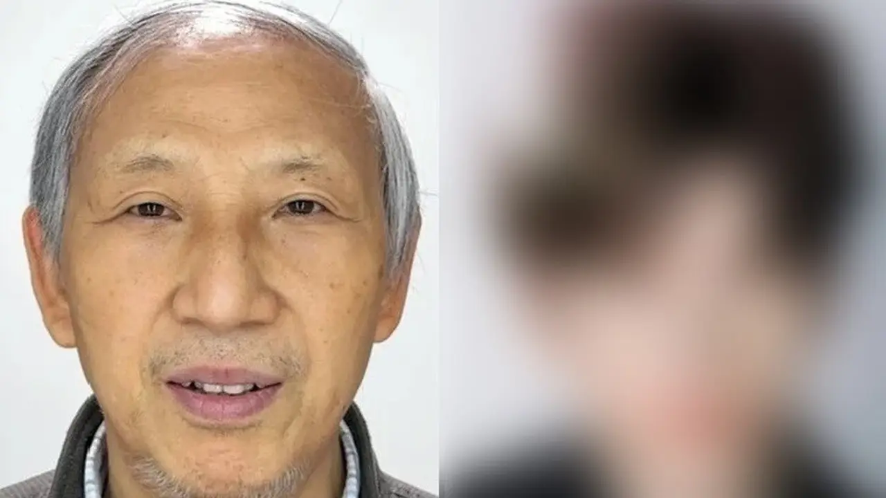 Before-after kakek didandani jadi pria muda