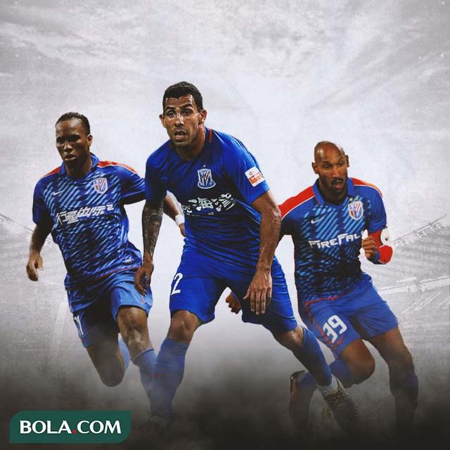 Shanghai Shenhua - Didier Drogba, Carlos Tevez, Nicolas Anelka