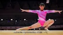 <p>Pesenam putri Indonesia, Alarice Mallica Prakoso melakukan podium training nomor balok keseimbangan jelang Kejuaraan Dunia Gimnastik 2025 di Indonesia Arena, Senayan, Jakarta, Sabtu (18/10/2025). (Bola.com/Bagaskara Lazuardi)</p>