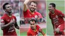 Untuk mengarungi kompetisi Shopee liga 1 2020, Persija Jakarta menyediakan banyak pemain berkualitas demi menopang Marko Simic sebagai mesin pencetak gol skuat Macan Kemayoran. Berikut beberapa pemain yang menjadi penyuplai bola di Persija. (kolase foto Bola.com)