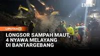 Longsor Sampah di TPA Bantargebang, 4 Orang Tewas dan 5 Masih Dicari