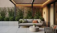 7 Inspirasi Teras Earth Tone dengan Kombinasi Tanaman Rambat untuk Rumah Minimalis Modern