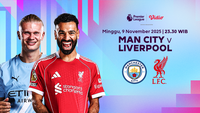 Link Live Streaming Liga Inggris: Manchester City vs Liverpool Tayang Eksklusif di Vidio