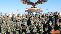 FOTO: Indobatt dan Batalyon Perancis Latihan Bersama