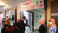 Peresmian Care Center Jo Kawin Bocah di Kantor Dinas Pemberdayaan Perempuan dan Perlindungan Anak, Pengendalian Penduduk dan Keluarga Berencana (DP3AP2KB) Kota Semarang.