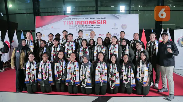 Foto: Sukacita Penyambutan Pahlawan SEA Games 2025 di Tanah Air