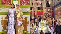 Gaya glamor geng arisan Kepompong saat bukber. (sumber: Instagram/mayangsari_official)