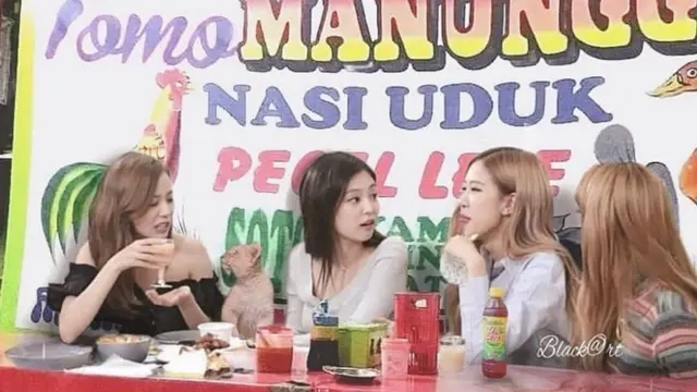 6 Editan Foto Jika Blackpink Makan di Pecel Lele dan Warteg Ini Kocak